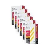 Fiber Gourmet Light Penne Pasta – Low Carb, High Fiber, Low Calorie, Non-GMO, Healthy, Made in Italy – Kosher Certified Penne Pasta – 8 oz Box – Pack of 6