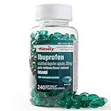 Timely Ibuprofen 200mg - 240 Liquid Mini Softgels - Compared to Advil Liqui-Gels Pain Relief Softgels and Fever Reducer - Headache Relief, Menstrual Pain, Tooth Ache Muscular Aches & Arthritis Pain