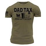 Grunt Style Dad Tax Men's T-Shirt (Military Green, X-Large)