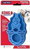 KONG - Zoom Groom Dog Brush, Groom and Massage While Removing Loose Hair and Dead Skin - Blue