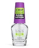 SNS Base Coat Nail Polish for Nail Dip Powder, Super Gelous Base - Long-Lasting & Fast-Drying Nail Strengtheners Gel Base for Premium Colors - Low Odor & No UV Lamp Required - 0.5 oz.