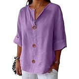 Lightning+Deals of Today Prime Linen Tops for Women Cotton Shirts for Women My+Orders