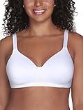 Vanity Fair womens Full Figure Beauty Back Smoothing (36c-42h) Bra, Wirefree - White, 42B US
