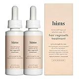 hims Extra Strength Hair Regrowth Treatment for Men with 5% Topical Minoxidil Solution for Hair Loss and Thinning Hair, Unscented, 2 Pack