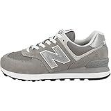 New Balance Women's 574 Core Sneaker, Grey/White, 7