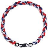 Willtok Premium 18inch Baseball Necklace, Sports Fan Necklaces, Baseball Rope Tornado Necklace