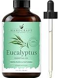 Handcraft Blends Eucalyptus Essential Oil - Huge 4 Fl Oz - 100% Pure and Natural - Premium Grade Essential Oil for Diffuser and Aromatherapy, and DIY Soap Making