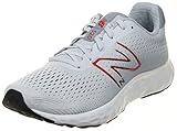 New Balance Men's 520 V8 Running Shoe, Grey/Red, 10 X-Wide