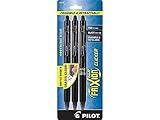 PILOT FriXion Clicker Erasable, Refillable & Retractable Gel Ink Pens, Fine Point, Black Ink, 3-Pack (31464)