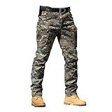 Generic Sales Clearance Today Deals Prime, Clearance, Men Cargo Pants, Tactical Pants, Baggy Outdoor Waterproof Hiking Work Pants Stretch Multi Pockets Lightweight Classic, Medium, B-camouflage