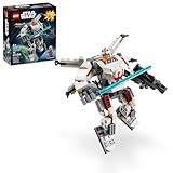 LEGO Star Wars Luke Skywalker X-Wing Mech, Buildable Star Wars Action Figure with Luke Skywalker Toy, Collectible Building Set for Kids, Creative Star Wars Gift for Boys and Girls Ages 6 and Up, 75390