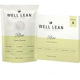 Well Lean Shirataki Rice - Low Carb, Keto Rice, USDA Organic Konjac Shirataki - 6 Pack (12 Servings) - Ideal for Keto, Paleo, and Low Carb Diets - Ready to Eat