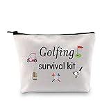 Golfing Survival Kit Makeup Bag Golfing Gift Golf Accessories Gift for Mom Golfer Humor (Golfing Survival Makeup)