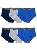 Fruit of the Loom mens Tag-free Cotton Briefs Underwear, 6 Pack - Assorted Colors, X-Large US