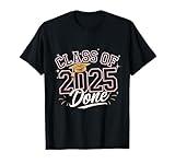 Class of 2025 Done Graduation Bold and Fun T-Shirt