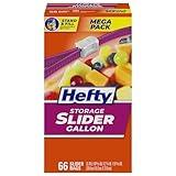 Hefty Slider Storage Bags, Gallon Size, 66 Count