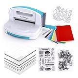 ArtiRuum Manual Die Cutting & Embossing Machine,Portable Die Cut Machine with Storage Box,6'' Opening Size for Cardmaking,Scrapbooking and DIY Crafts-Full Tools Included