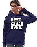 Go All Out X-Large Purple Mens Best Mom Ever #1 Mom World's Best Mom Mother's Day Sweatshirt Hoodie