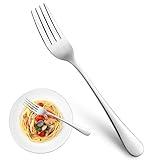Dinner Forks,Set of 16 Top Food Grade Stainless Steel Silverware Forks,Table Forks,Flatware Forks,8 Inches,Mirror Finish & Dishwasher Safe,Use for Home,Kitchen or Restaurant