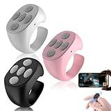 Wireless Bluetooth Remote Control, 2025 New Remote Control Page Turner Bluetooth Scroller Ring, Short Video and Music Camera Shutter Remote Controller Scrolling Ring