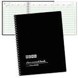 Elan Publishing Company Class Record Book for up to 10 Weeks. 50 Names. Extra Large Grade Recording Squares. (R9310)