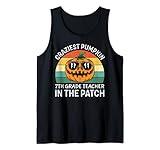 Craziest Pumpkin 7th Grade Teacher In The Patch Halloween Tank Top