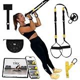 TRX GO Suspension Trainer System, Full-Body Workout for All Levels & Goals, Lightweight & Portable, Fast, Fun & Effective Workouts, Home Gym Equipment or for Outdoor Workouts, Grey
