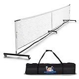 Anything Sports Deluxe Heavy Duty Pickleball Net with Wheels 2.0