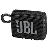 JBL Go 3 - Portable Mini Bluetooth Speaker, big audio and punchy bass, IP67 waterproof and dustproof, 5 hours of playtime, speaker for home, outdoor and travel (Black)