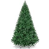 Best Choice Products Artificial Christmas Tree, 6ft Premium Unlit Hinged Design, Dense Branches Realistic Holiday Décor​ w/Easy Assembly, Base