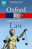 A Dictionary of Law (Oxford Quick Reference)