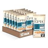 EPIC Sea Salt + Vinegar Oven Baked Pork Rinds, Keto Friendly, 2.5 oz