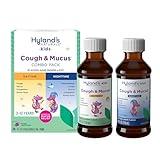 Hyland's Kids Cough Syrup & Mucus Relief Daytime & Nighttime Combo Pack, Kids Cough Medicine for Ages 2-12, Grape Flavor, Natural Sleep Aid, Cough, Runny Nose, Mucus & Congestion, 8 Ounces