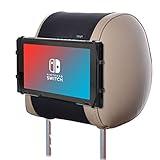 TFY Car Headrest Mount Silicon Holder for Game Machine Nintendo Switch 2 and Other Tablets