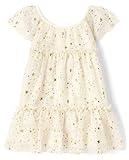 The Children's Place Baby Girls' and Toddler Sleeveless Dressy Dresses, Starry Mesh