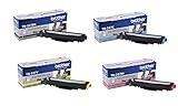 Brother TN227 4 High Yield Color Toner Set (BK/C/M/Y) (1) TN227BK, (1) TN227C, (1) TN227M, (1) TN227Y