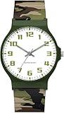 Kids Analog Watch Boys Girls, 30M Waterproof, Sports Camo Watch with Thin Dial & Soft Band, Easy to Read for Ages 5-15, Great Birthday Christmas Gifts for Kids (Camo-Jungle)