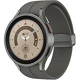 Samsung Galaxy Watch 5 Pro 45mm Smartwatch with GPS, LTE, Sleep Coaching, and Fast Charger - (Renewed)