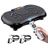PBYRD Vibration Plate Exercise Machine, Lymphatic Drainage Machine for Weight Loss, Full Body Workout Vibrate Fitness Platform, Helps Toning Shaping Wellness Home Gyms Workout - Max User Weight 330lbs