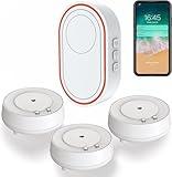 WiFi Water Leak Detector 3 Pack, Smart Water Alarm with Leaks & Drips Detector, Smart Home Kit with Expandable Other Smart Sensors for Kitchen/Bathroom/Sink/Laundry/Flood, Adjustable Alarm & App Alert