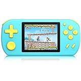 Beico Handheld Games for Kids Adults with Built in 268 Classic Retro Video Games,3.0'' Color Screen Rechargeable Portable Arcade Gaming Player,Boys Girls Travel Electronics Toys Birthday Gift (Blue)