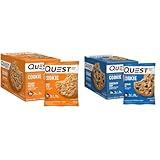 Quest Protein Cookie Bundle: Peanut Butter (12 Count) and Chocolate Chip (12 Count)