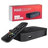 Raxxio MAG522w1 Linux 4.9 Set-Top Box - Amlogic S905X2 Chipset with 1 GB DDR3 RAM, 4 GB Flash Memory, 4K and HEVC Support, Dual-Band 2.4G/5G 2T2R ac WiFi, USB 2.0/3.0, HDMI Cable and Remote Control