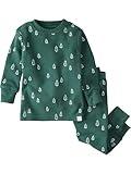 little planet by carter's Baby 2-Piece Pajamas Made with Organic Cotton, Green Trees