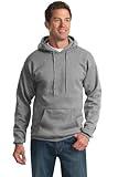 Port & Company Tall Ultimate Pullover Hooded Sweatshirt PC90HT -Athletic Hea XLT