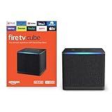Amazon Fire TV Cube (newest model) with AI-powered Fire TV Search, Hands-free streaming device with Alexa, Wi-Fi 6E, 4K Ultra HD