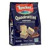 Loacker Quadratini, Chocolate Wafer Cookie, 8.82 Ounce Pack