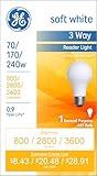 GE Incandescent 240W Soft White A21 3-Way Bulb 1 Pack