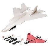 POWERUP The 4.0 F-22 Raptor® Foam Jet Kit. DIY Smartphone-Controlled Plane. Outdoor STEM Kit for Hobbyists, Pilots, & Tinkerers. DIY Project for Kids, Teens & Adults. Licensed by Lockheed Martin®