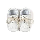 ESTAMICO Baby Boys Shoes Prewalker PU Sneakers White 3-6 Months